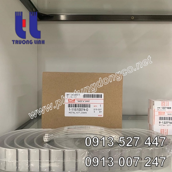 Bạc trục khuỷu động cơ Isuzu 6BD1T, 6BG1T xe đào Hitachi ZX200