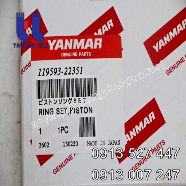 Xéc măng động cơ Yanmar 6LYA
