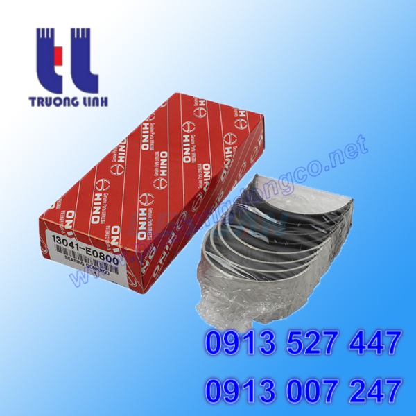 13041-E0800, Bạc lót thanh truyền động cơ Hino J05E xe đào Kobelco SK200-8
