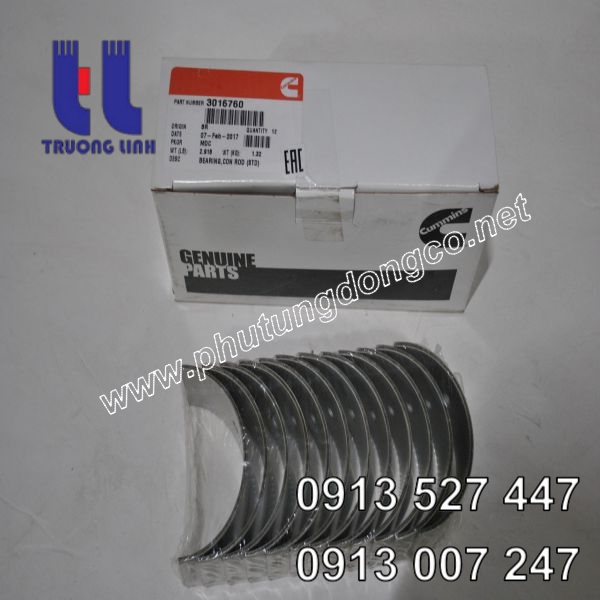 Bạc lót thanh truyền động cơ Cummins L10 3016760