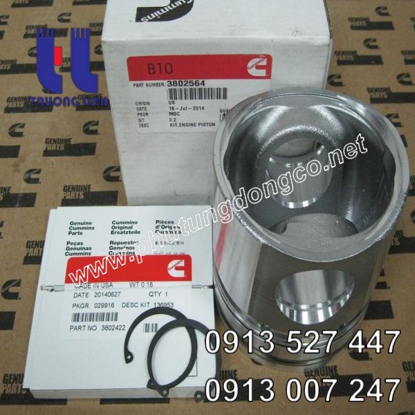 Piston động cơ Cummins 6BT5.9 3802564