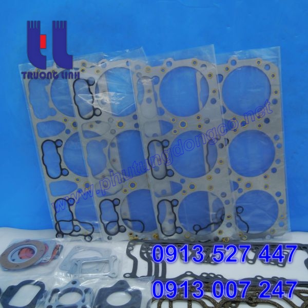 3803697, Bộ gioăng đại tu nữa trên động cơ Cummins V28, VTA28