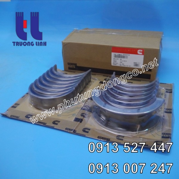 Bạc trục khuỷu động cơ Cummins 6CT8.3  (+0.25)