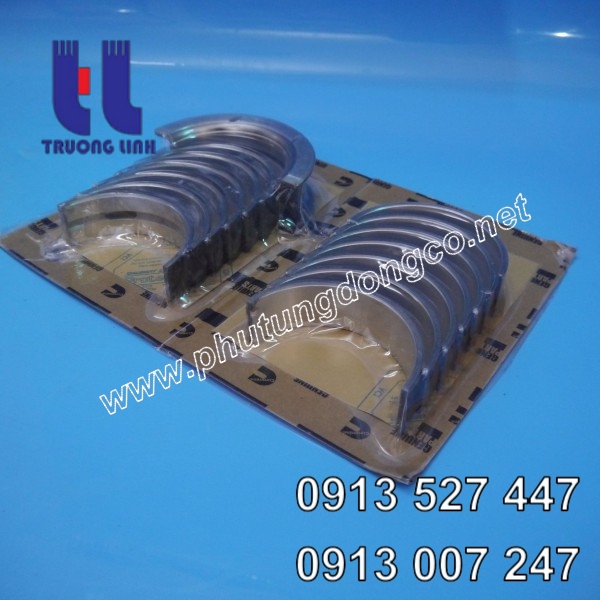 Bạc trục khuỷu động cơ Cummins 6CT8.3  (+0.25)