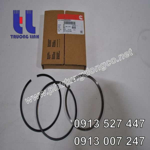 Xéc măng động cơ Cummins QSB6.7 4955251 xe đầu kéo mỹ