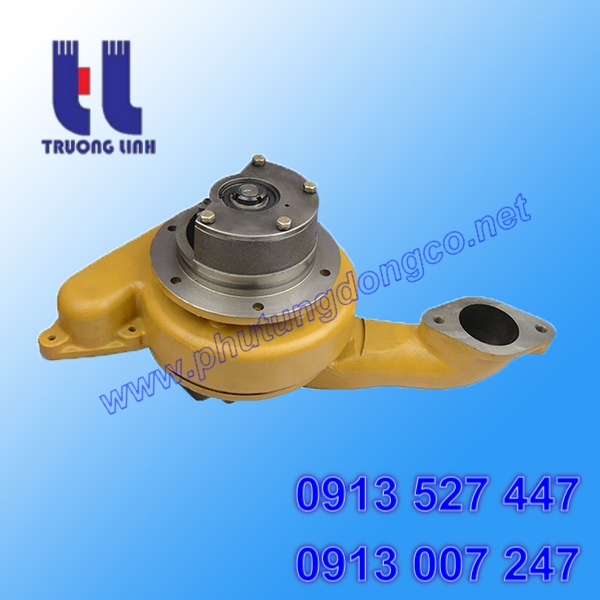 6127-61-1008, Bơm nước làm mát động cơ Komatsu SA6D155 xe gạt D355C1