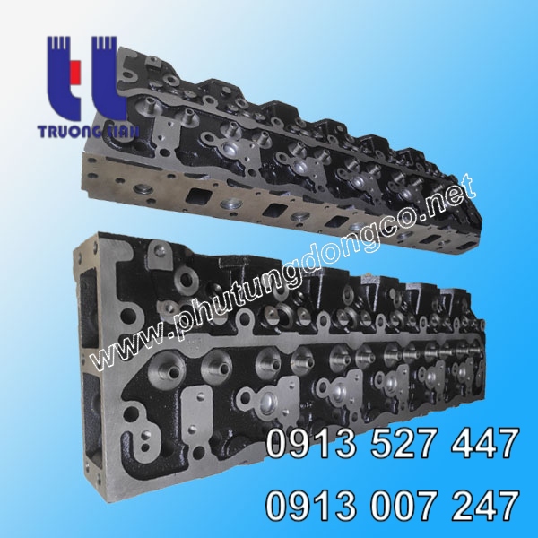 Mặt máy động cơ Isuzu 6BD1 xe đào Hitachi  EX200-1, 8-97141821-1