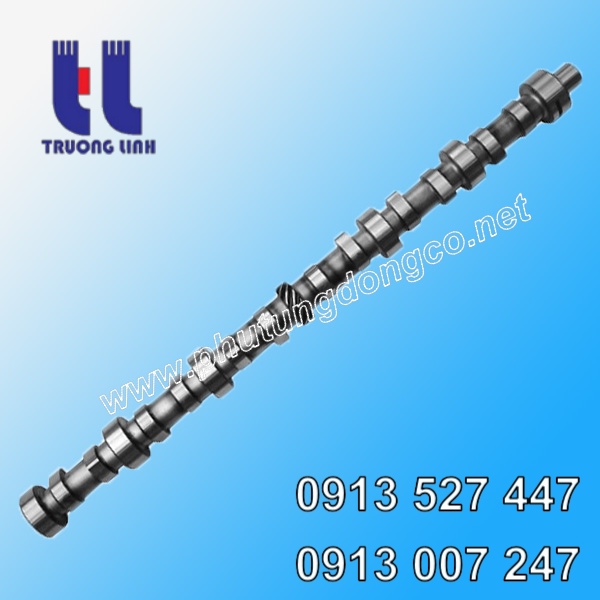 Trục cam động cơ Isuzu 6RB1 xe đào Hitachi EX400, EX450