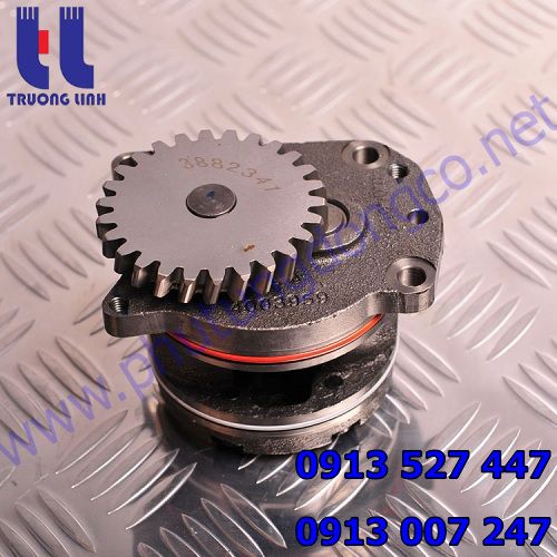  3895756, Bơm nhớt động cơ Cummins LT10-C xe xúc lật 85ZIV