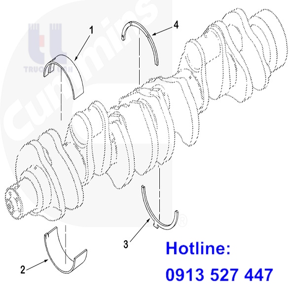 BẠC BALIE CUMMINS QSM11