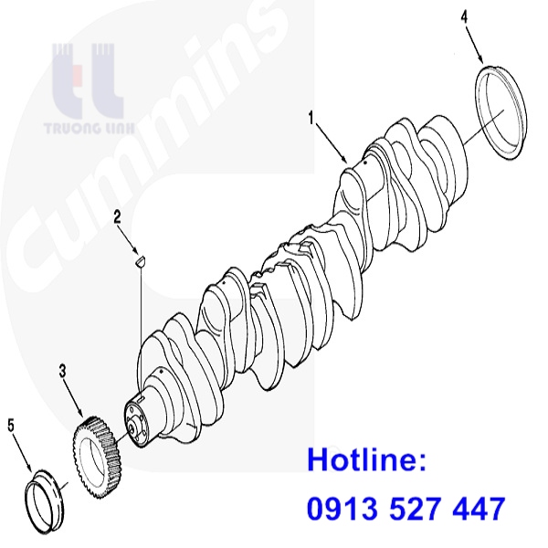 TRỤC CƠ CUMMINS QSM11