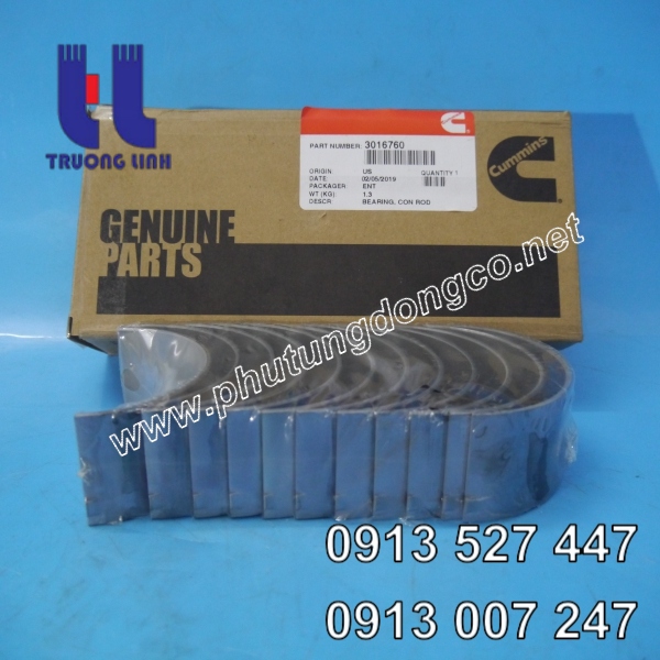 Bạc tay biên động cơ cummins QSM11 3016760
