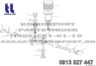 Fuel feed pump, Fuel injection pump Komatsu SAA6D102, PC200-7
