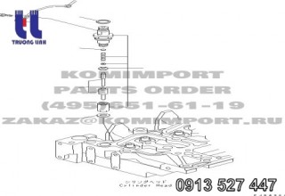 Injector Komatsu SAA6D102, PC200-7